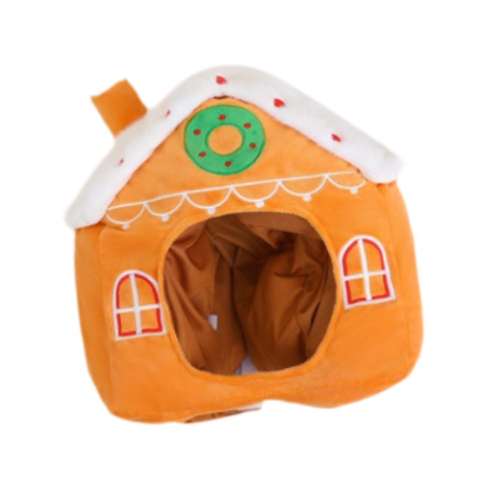 Spiderman Jumpsuit Kids - Gingerbread House Plush Hat Headpiece for