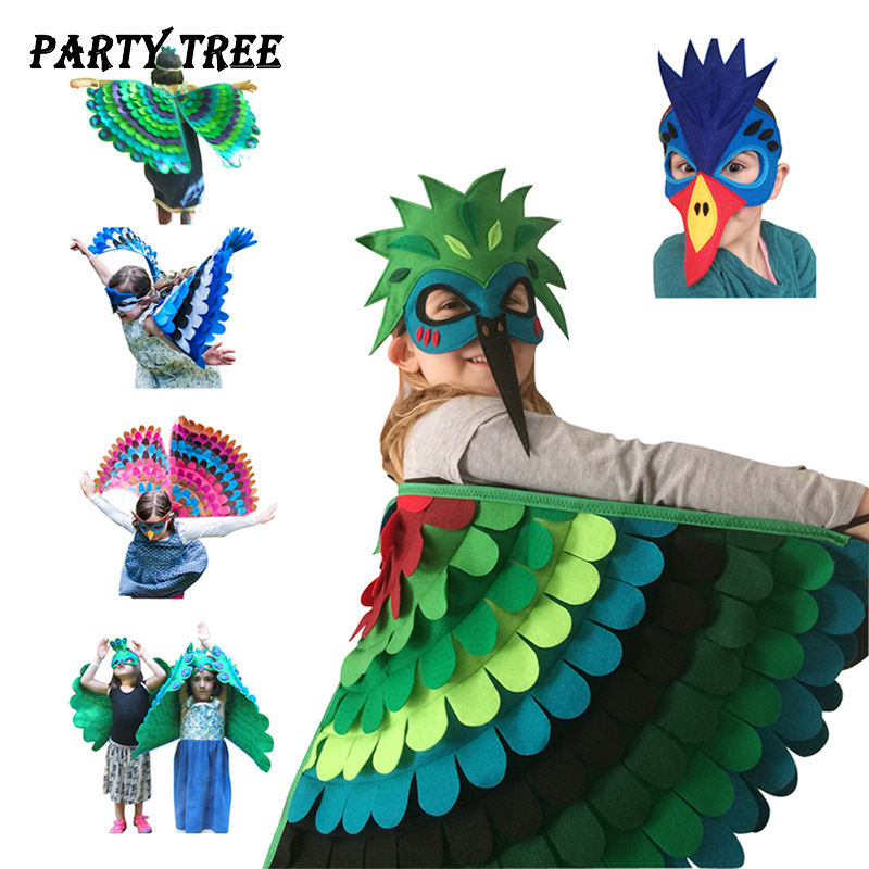 Spiderman Jumpsuit Kids - Kids Felt Wings Halloween Carnival Creative