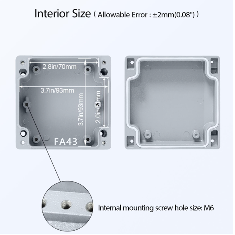 Party Supplies - Aluminium Enclosure Waterproof Electronic Housing Alloy