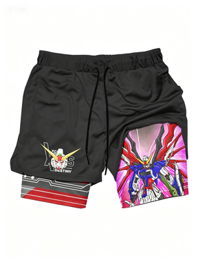Spiderman Jumpsuit Kids - Summer Quick Drying Mecha Anime Printed