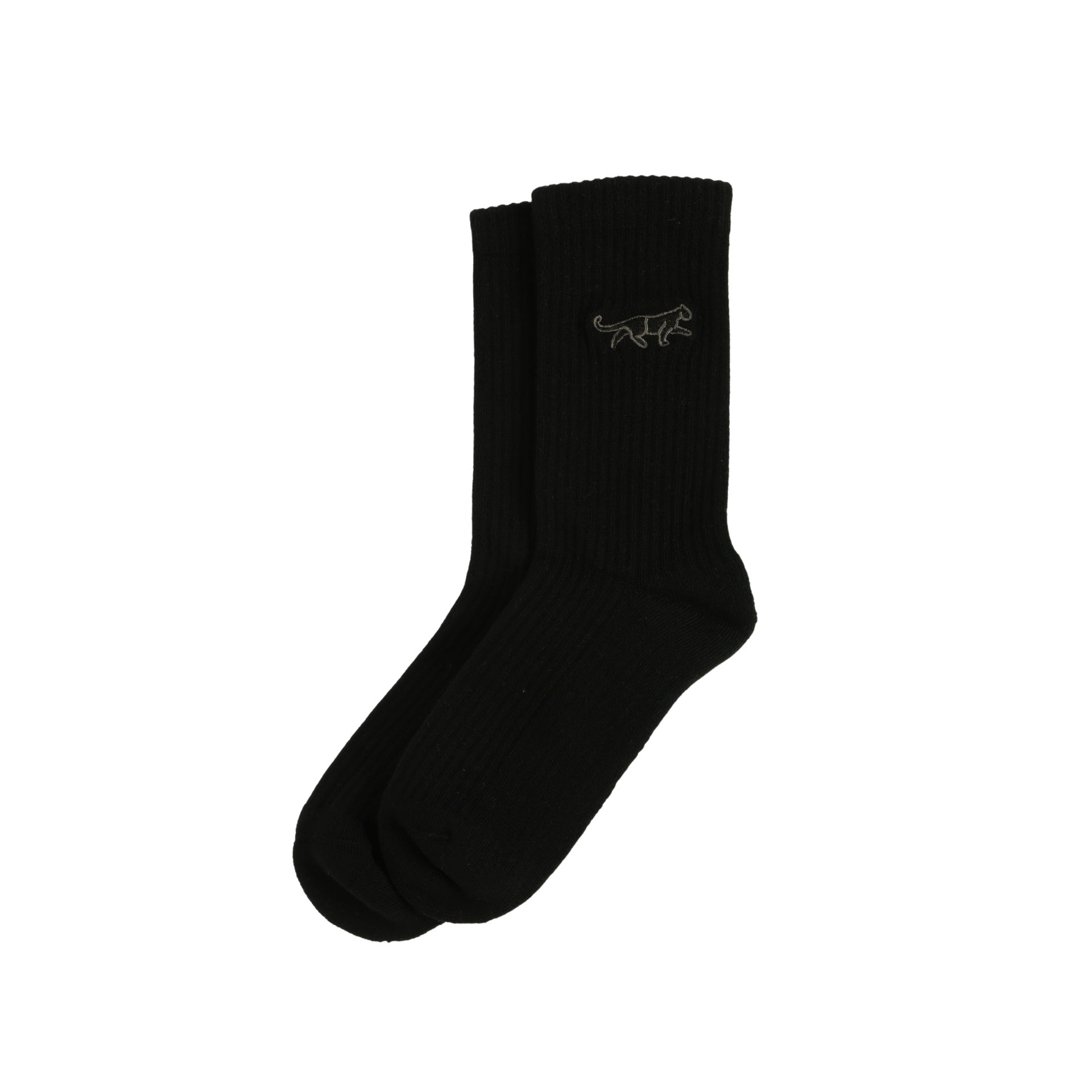 Funny Chicken Leg Socks - Save the Black Panthers Ribbed Bamboo