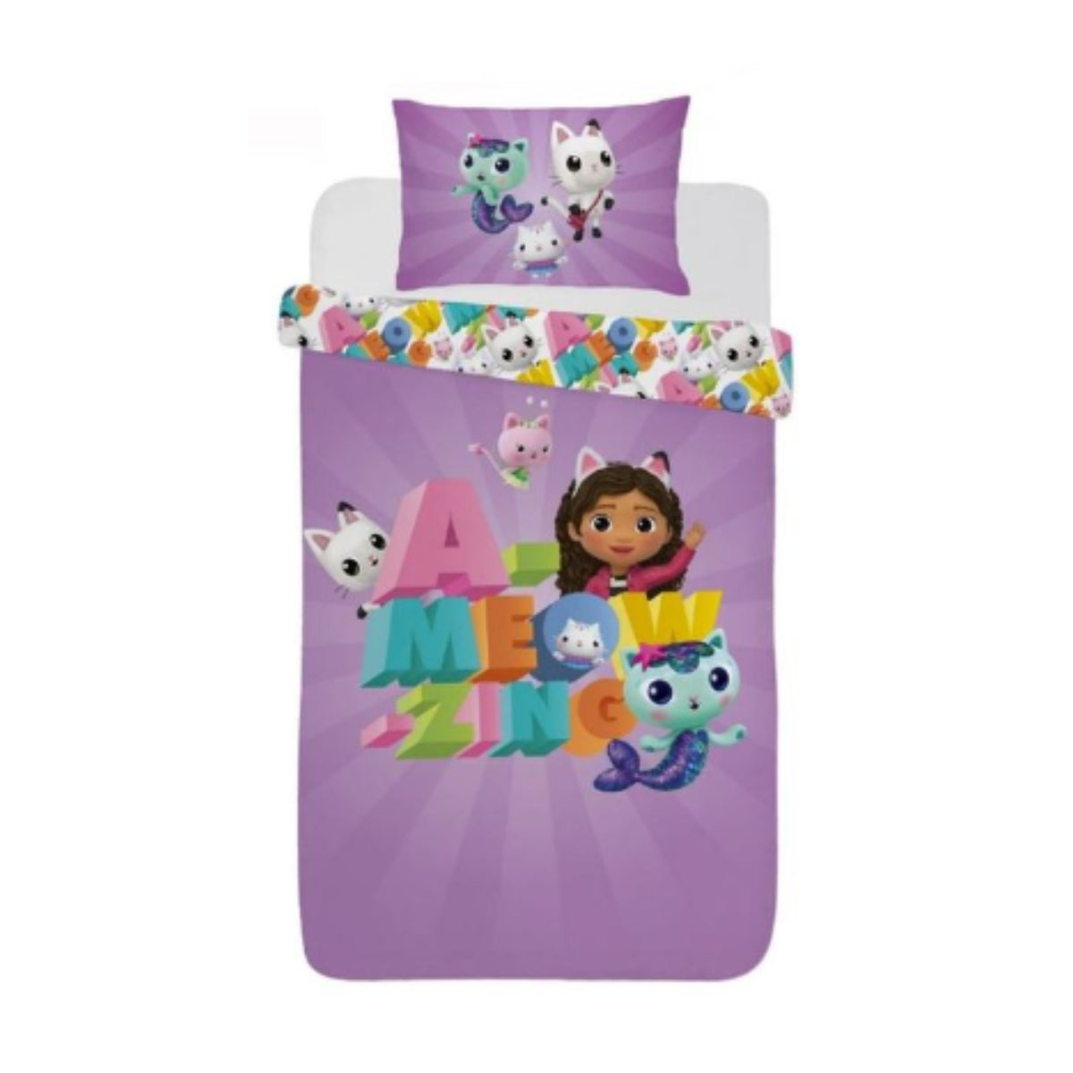 Spiderman Jumpsuit Kids - Gabby's Dollhouse dekbedovertrek