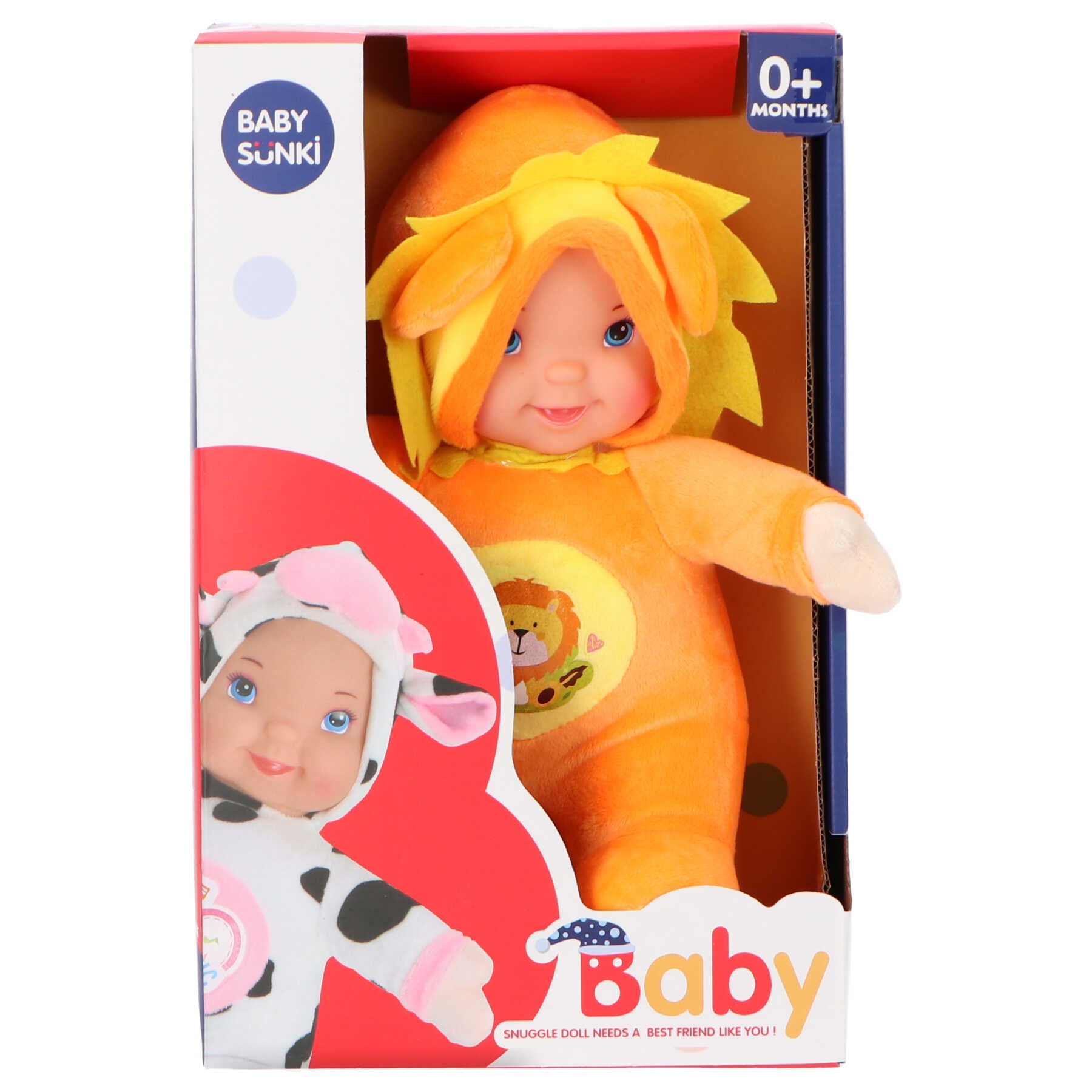Spiderman Jumpsuit Kids - Babypop Pluche met Geluid - Leeuw