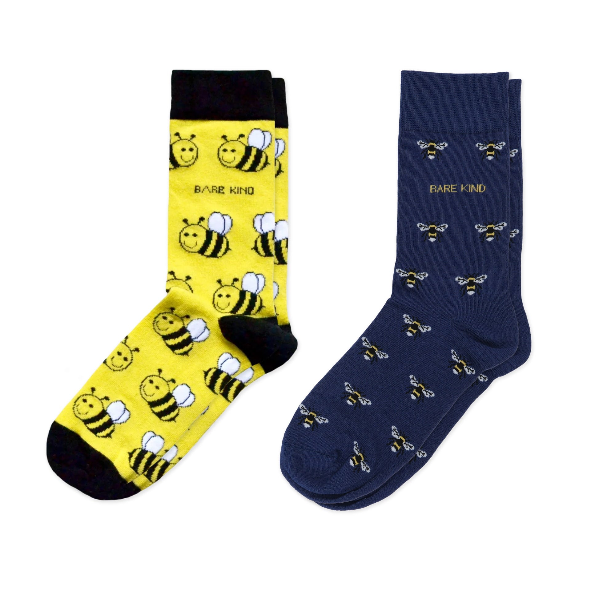 Funny Chicken Leg Socks - The Bee 2 Pack Bamboo Sock