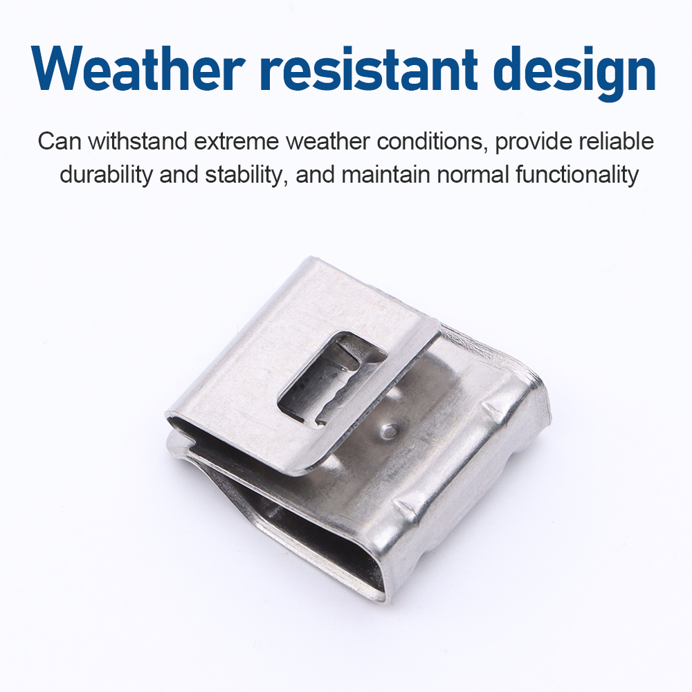 Party Supplies - 10pcs Solar Photovoltaic Cable Clamp Stainless