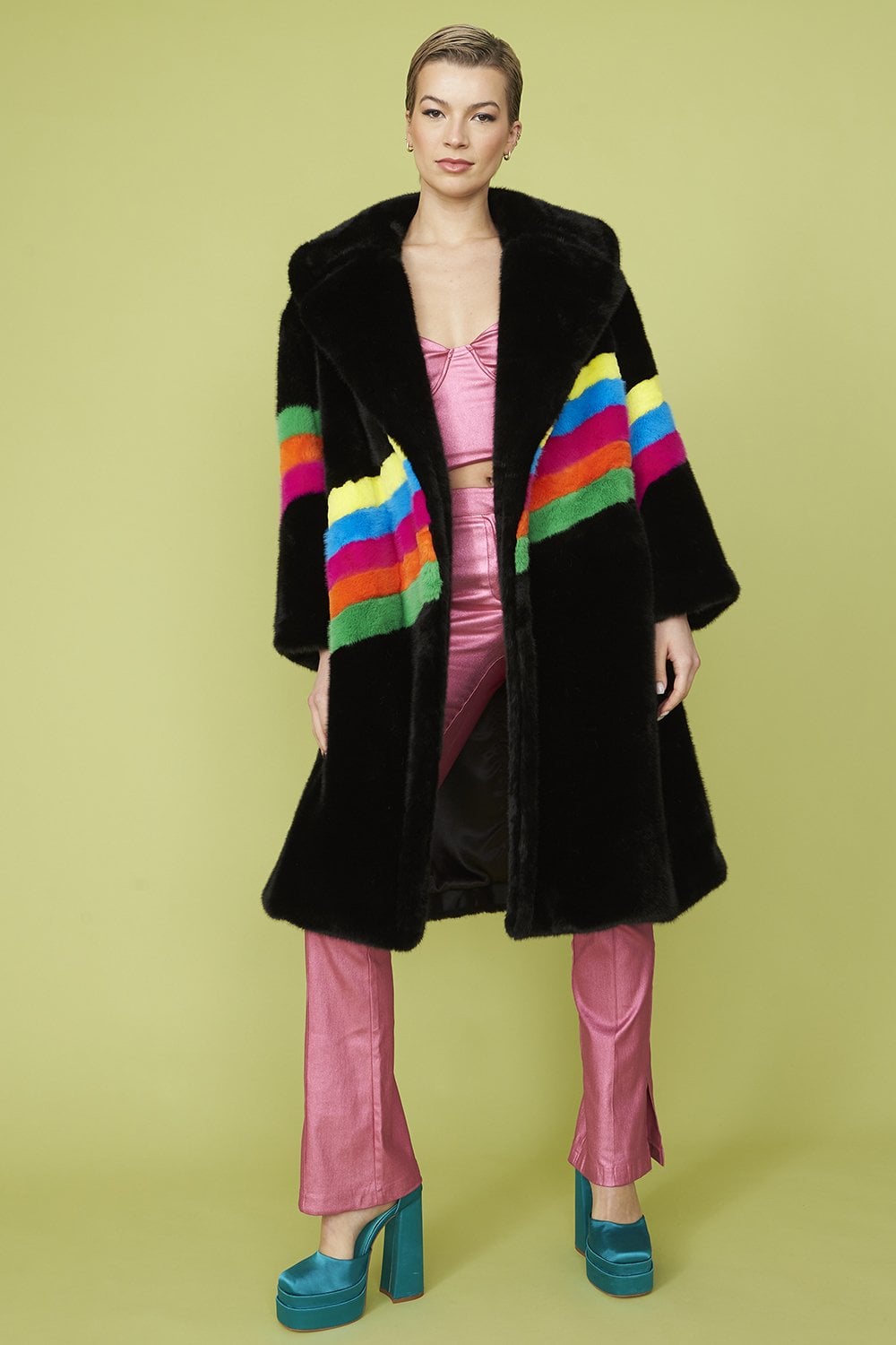 New Women's Faux Mink Fur Coat - Funny Chicken Leg Socks review and price
