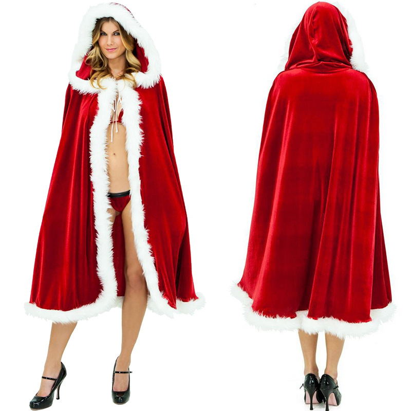 Spiderman Jumpsuit Kids - Festive Christmas Hooded Cloak Santa Style