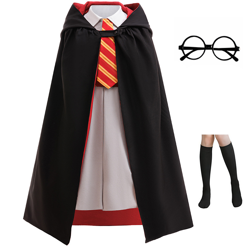 Spiderman Jumpsuit Kids - Girls Halloween School Dress With Cloak