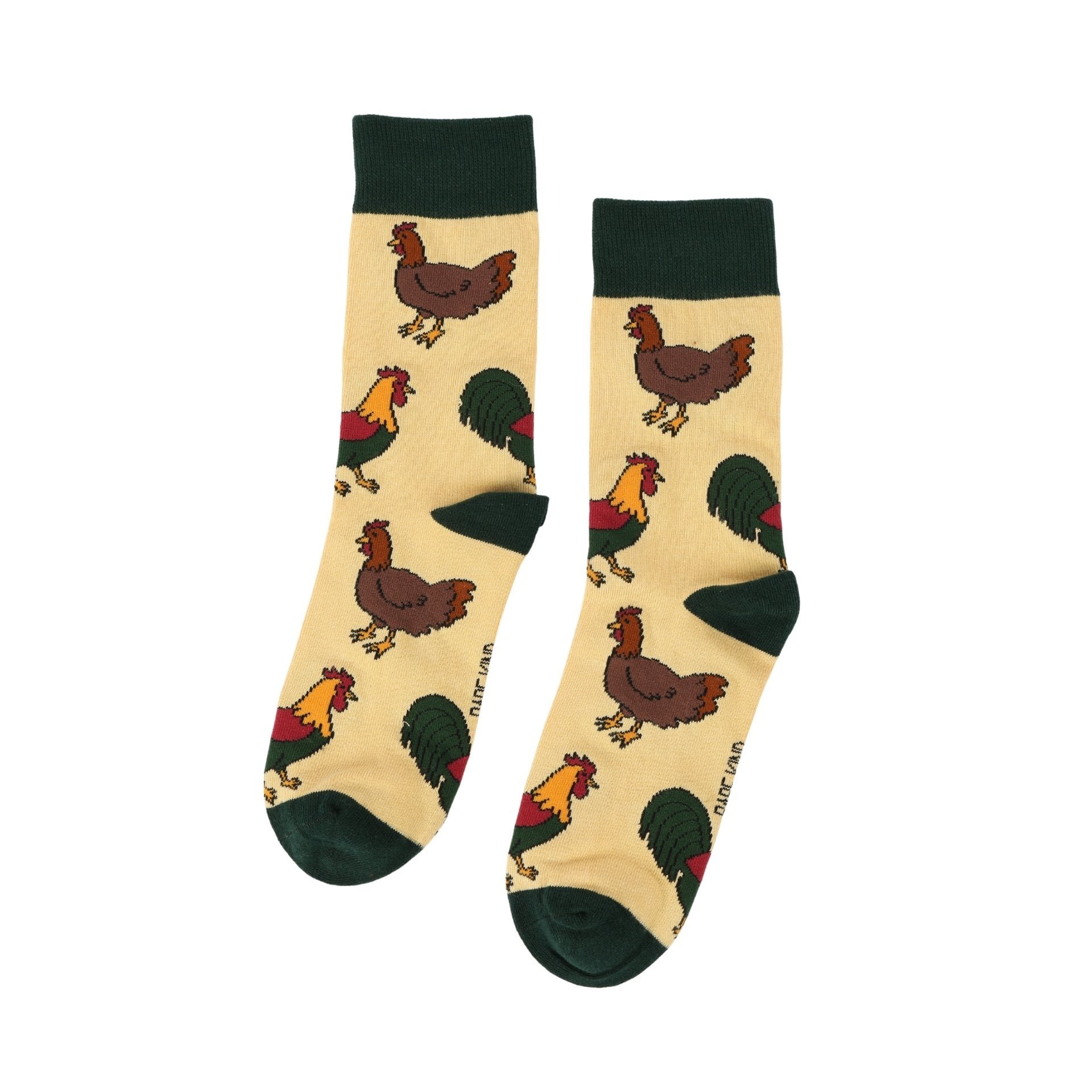 Funny Chicken Leg Socks - Save the Chickens Bamboo Socks |