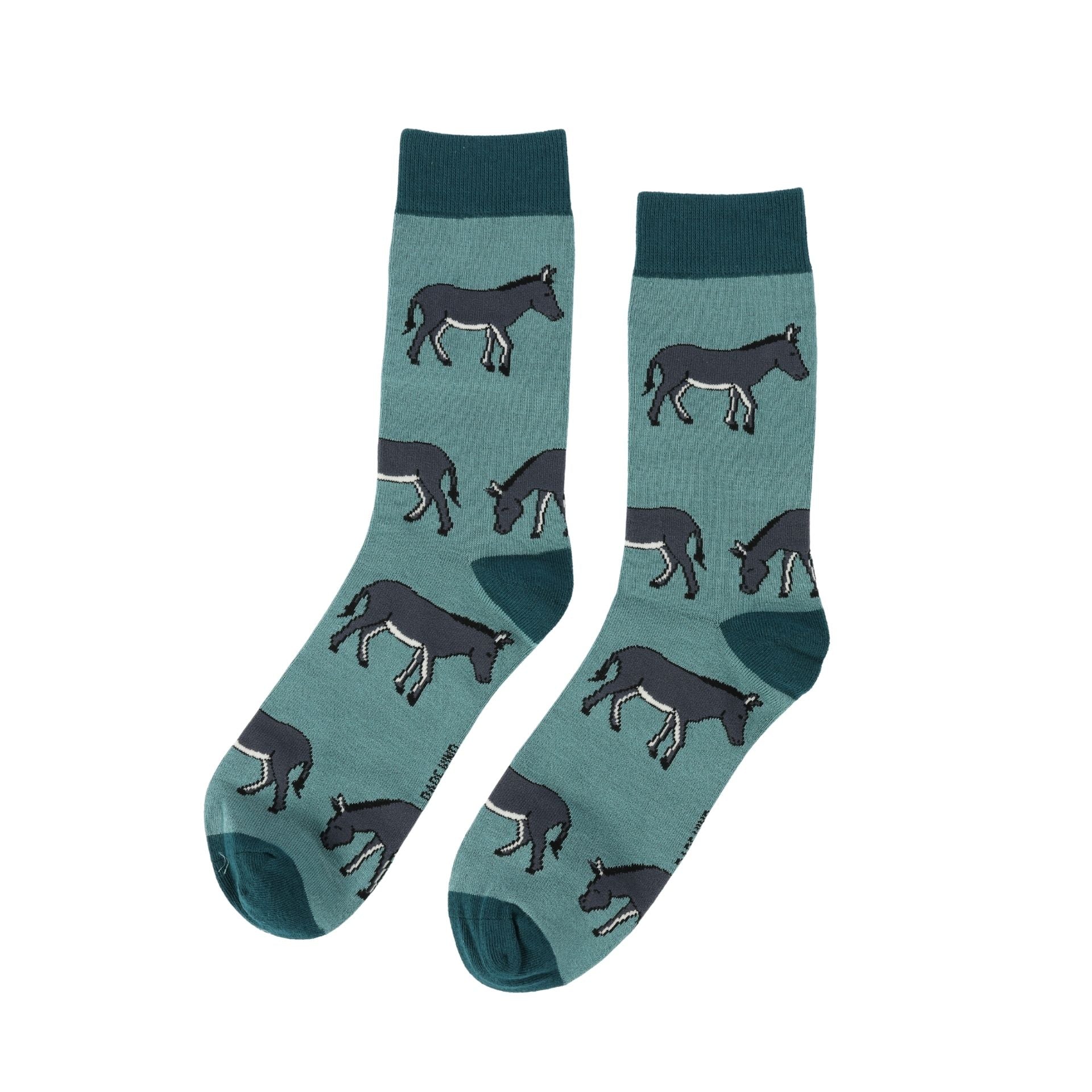 Funny Chicken Leg Socks - Save the Donkeys Bamboo Socks |