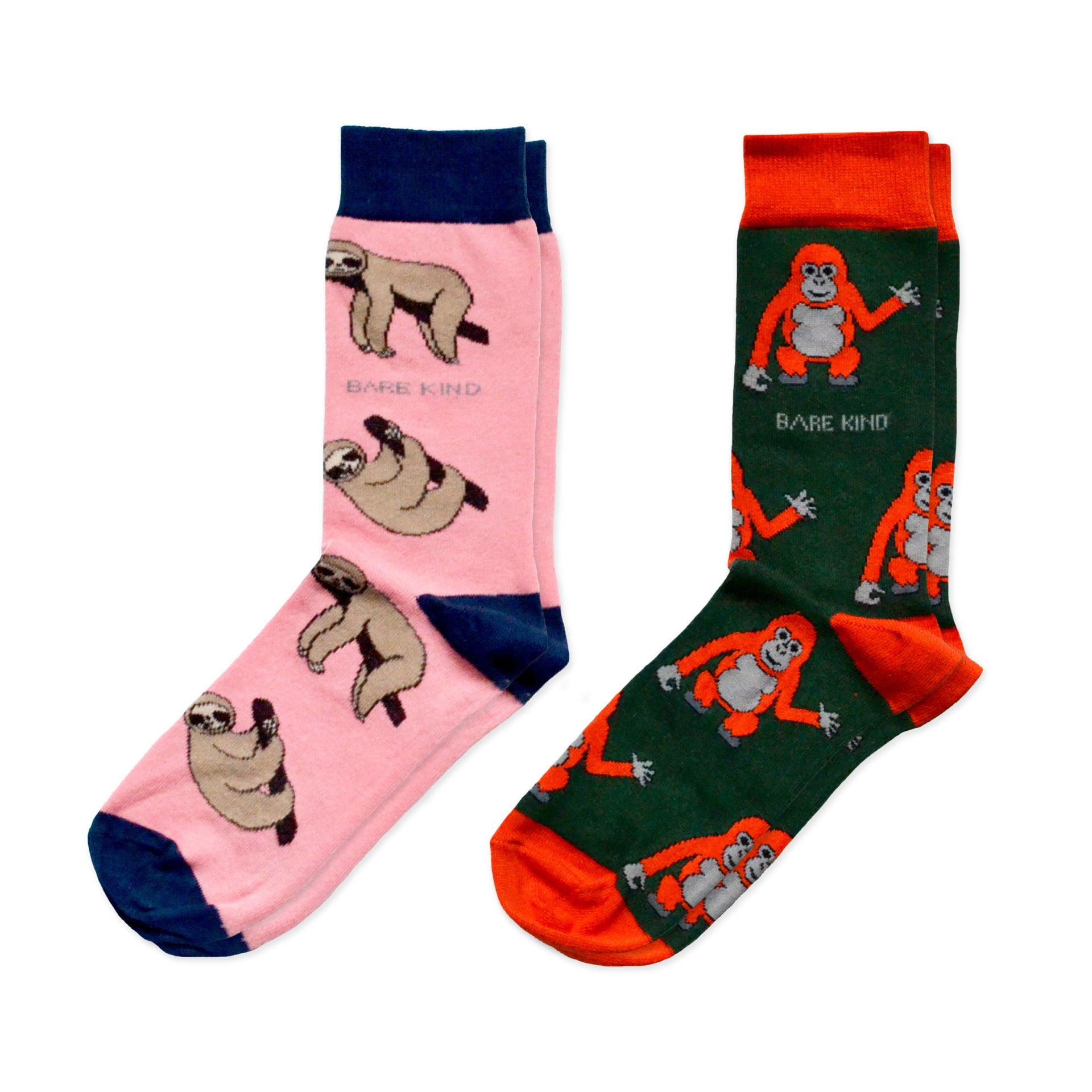 Funny Chicken Leg Socks - Tree Top Bundle of 2 Bamboo