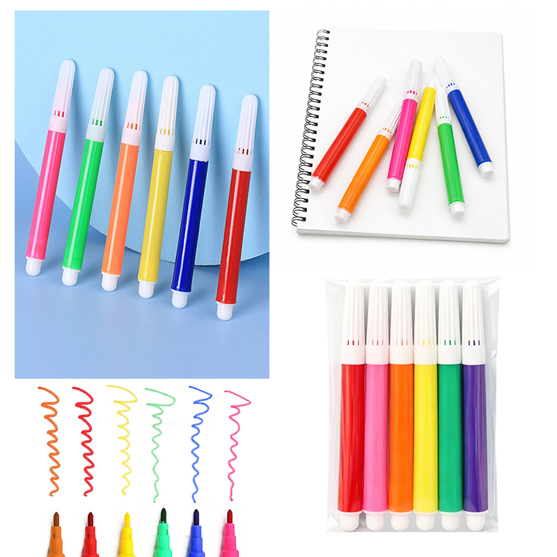 Party Supplies - 10/20/30Packs Artistic Marker Set 6-Color Watercolor