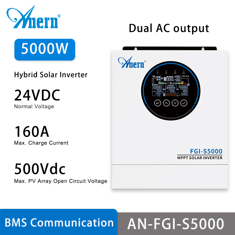 Party Supplies - Anern 5KW 6.5KW Hybrid Inverter 24V