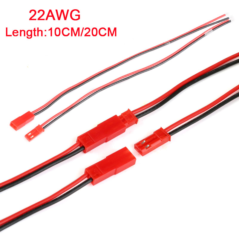 Party Supplies - 10Pcs 100mm 200mm 2 Pin JST