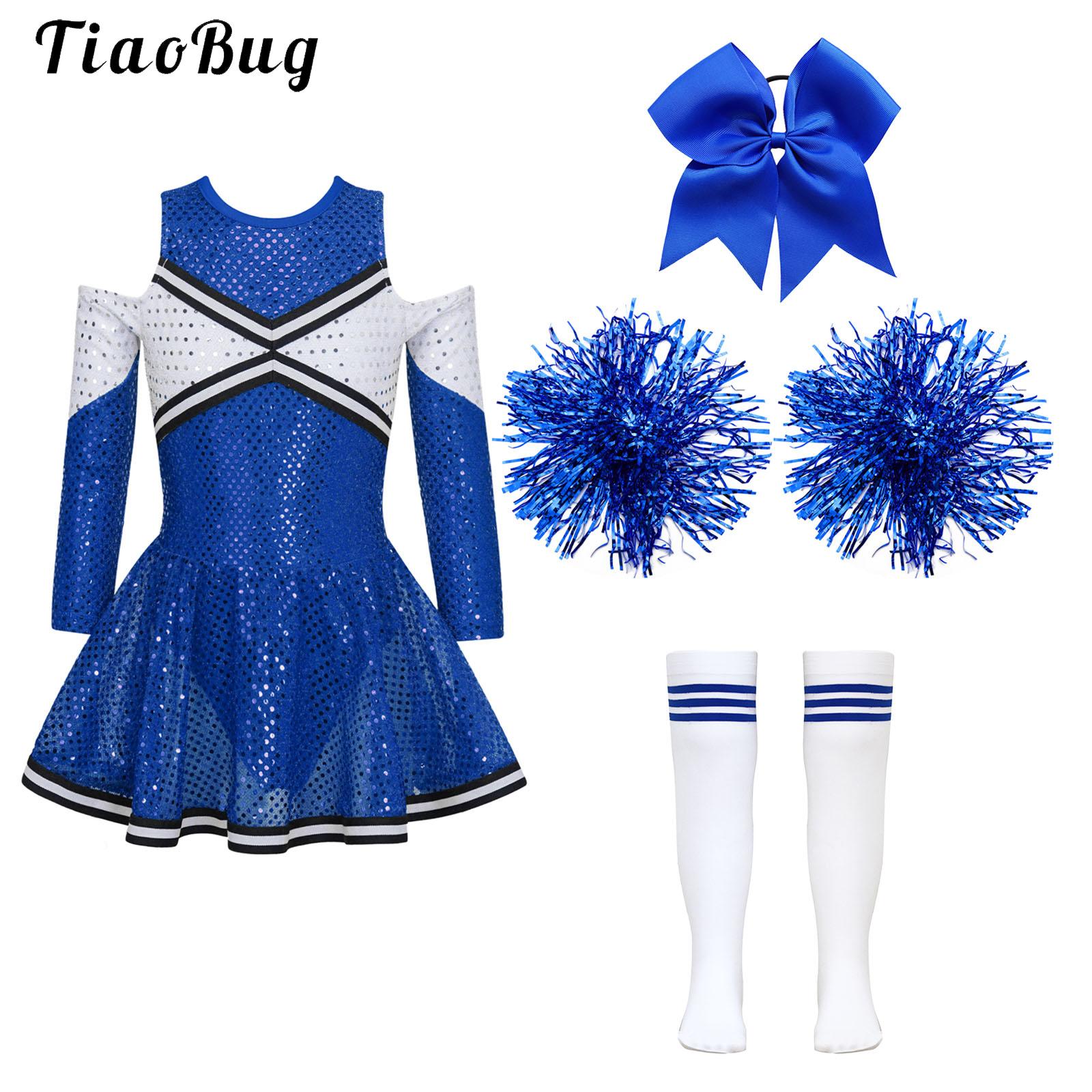 Spiderman Jumpsuit Kids - Kids Girls Cheerleading Dance Outfits Long