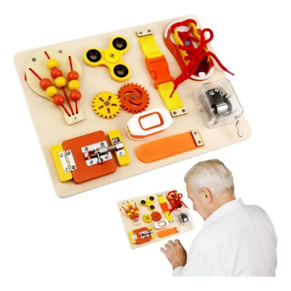 Party Supplies - Montessori Wooden Busy Board Toys for