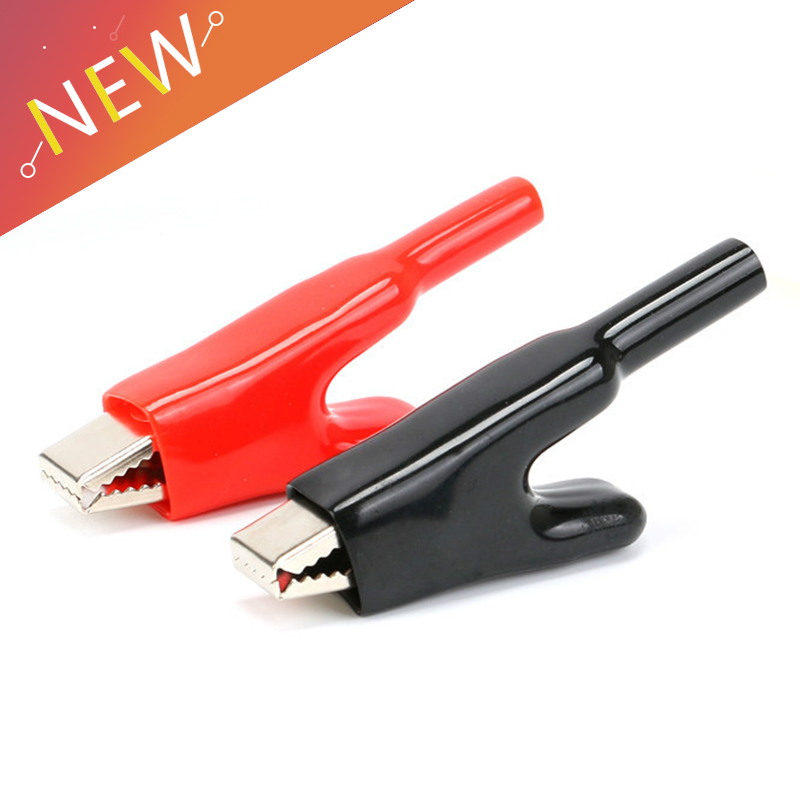 Party Supplies - 2 PCS Sheathed Alligator Clips Electrical