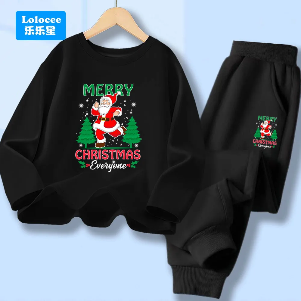 Spiderman Jumpsuit Kids - Fleece-Lined & Thickened Children's Christmas 2-Piece