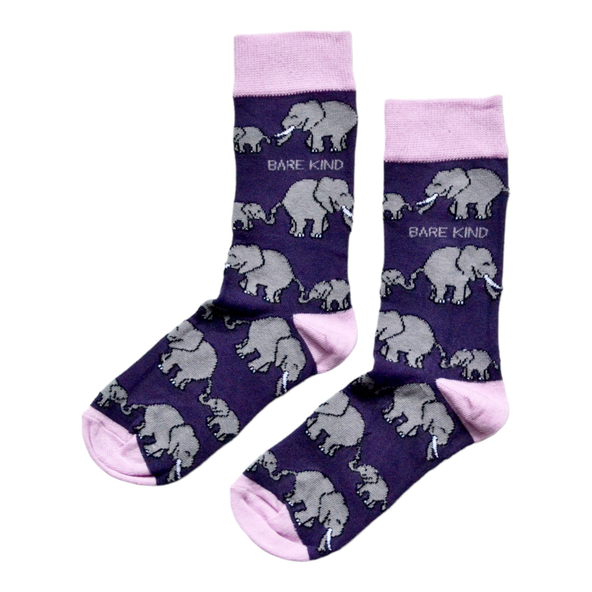 Funny Chicken Leg Socks - Save the Elephants Bamboo Socks |