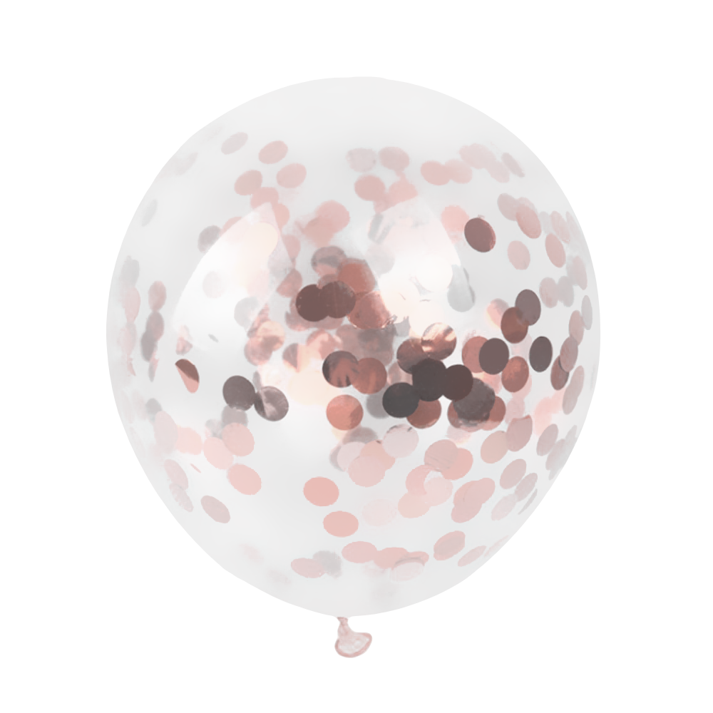 Party Supplies - Rosé Confetti Ballonnen (10 stuks /