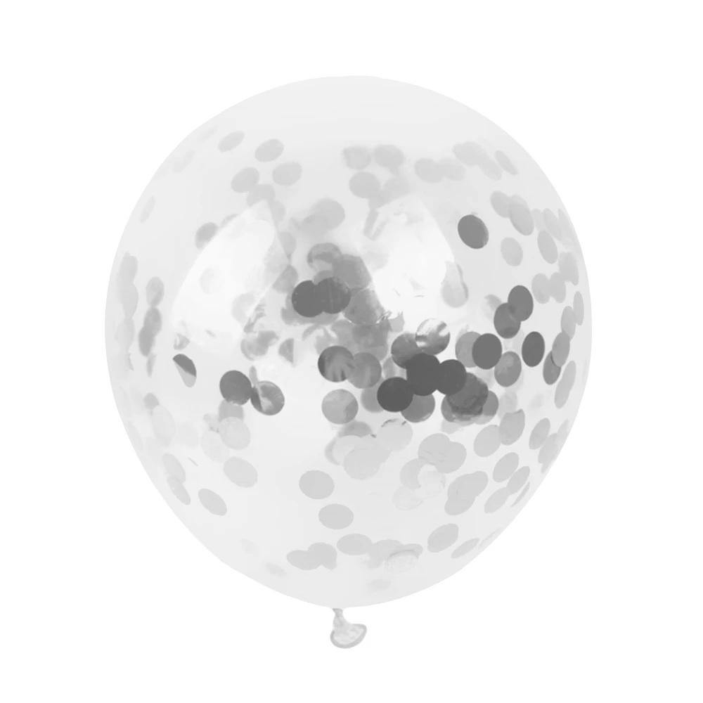 Party Supplies - Zilveren Confetti Ballonnen (10 stuks /