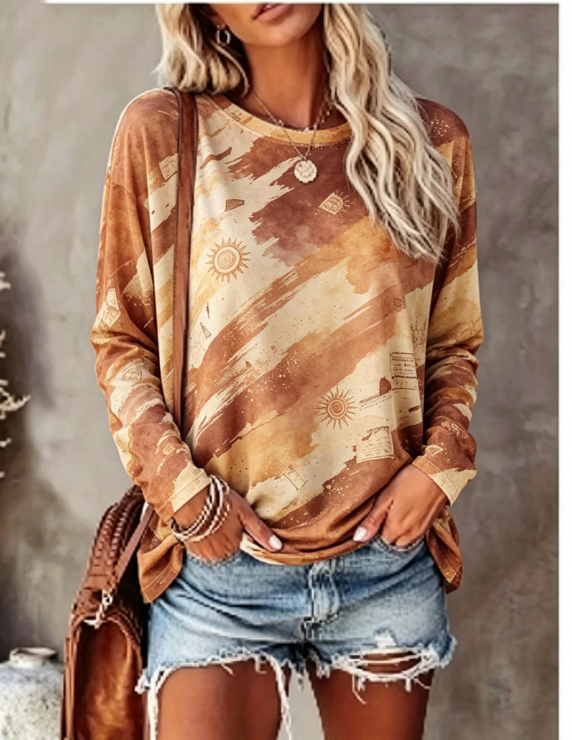 Women Long Sleeve T Shirt Boho - Medieval Renaissance Dress Women review and price