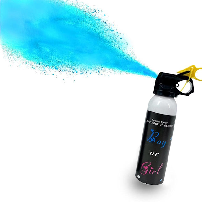 Party Supplies - Gender Reveal Brandblusser Spray - Blauw