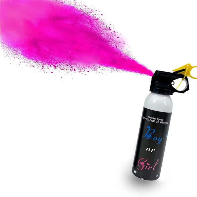 Party Supplies - Gender Reveal Brandblusser Spray - Roze