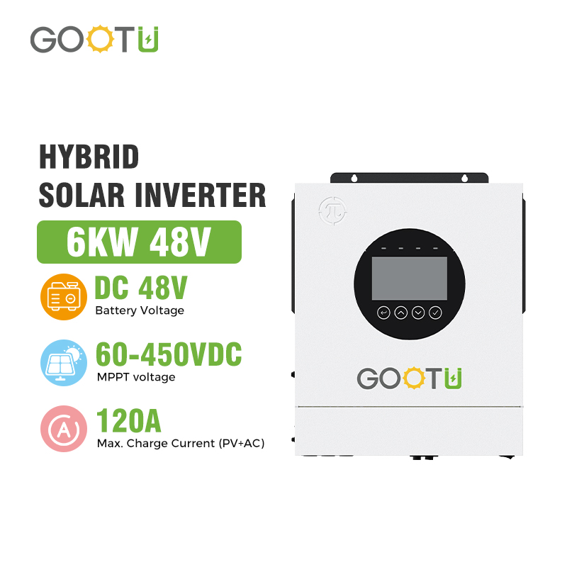 Party Supplies - GOOTU 3.6KW/5KW/6KW Hybrid Solar Inverter Dual