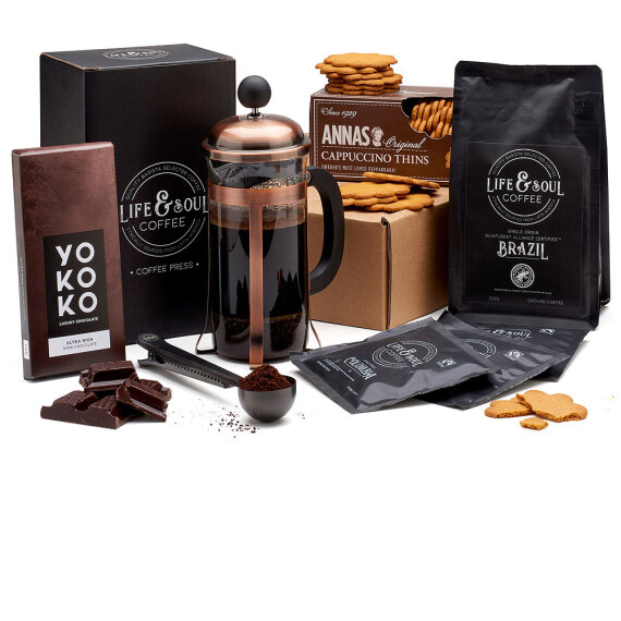Costumes - Luxury Cafetiere and Treats Box