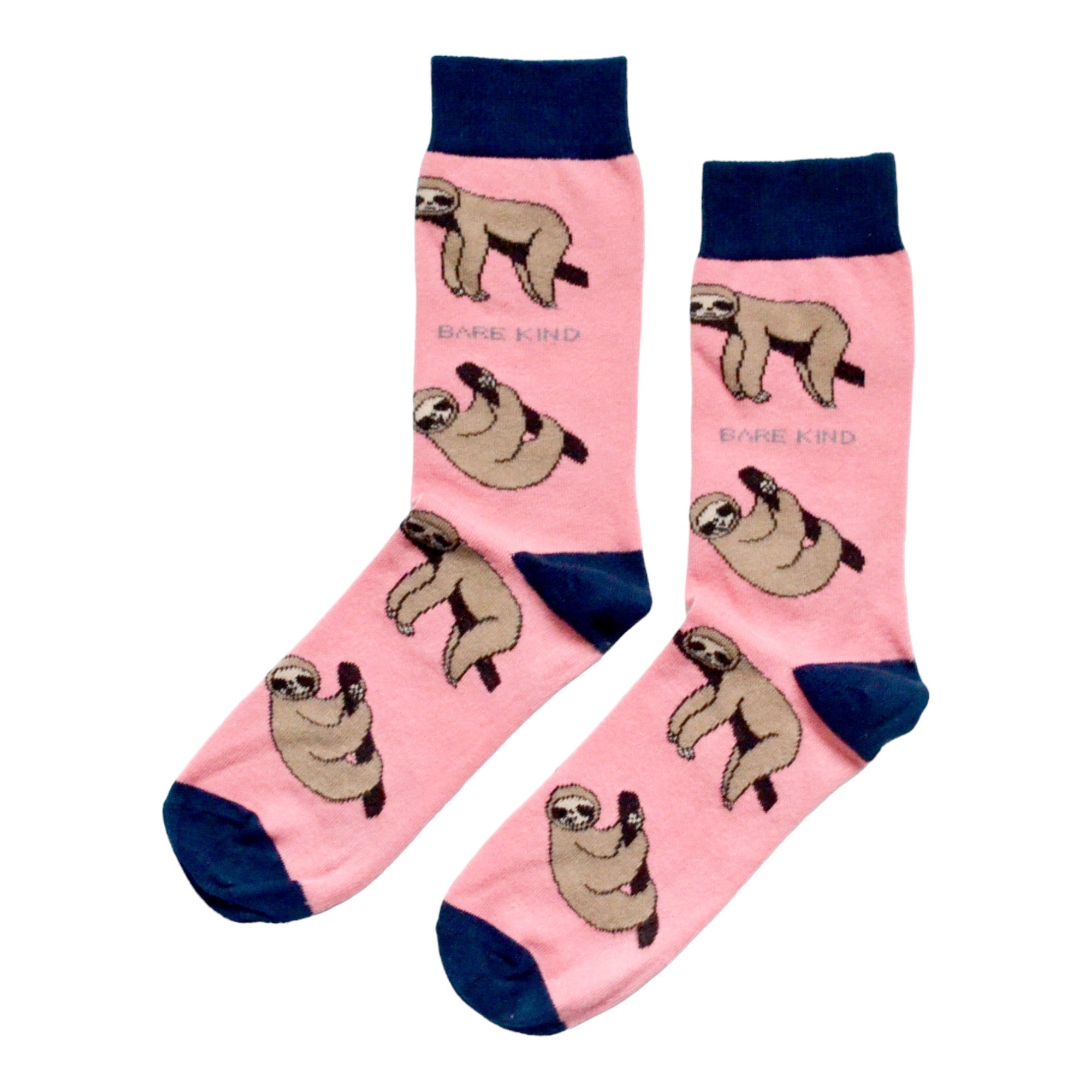 Funny Chicken Leg Socks - Save the Sloths Bamboo Socks |