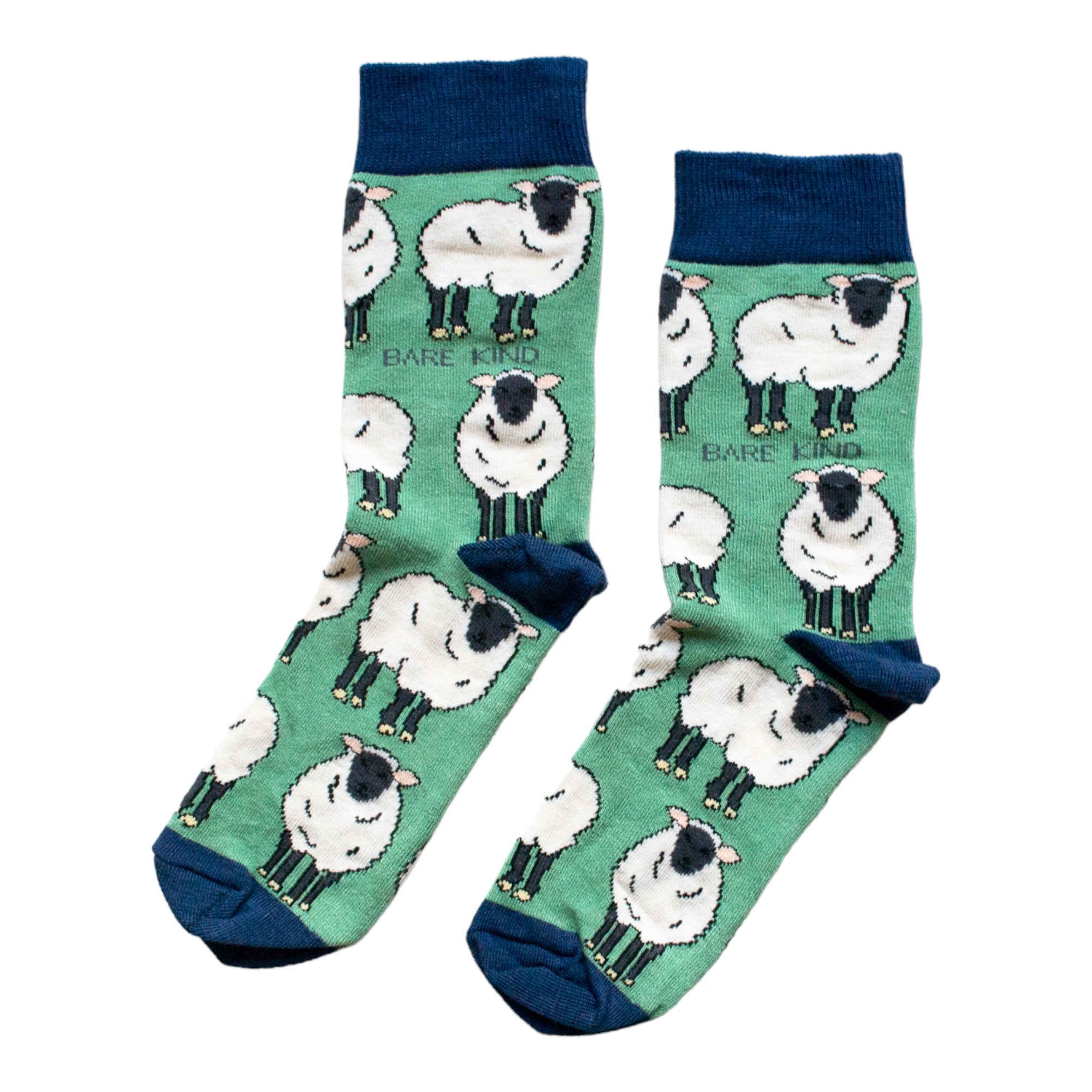 Funny Chicken Leg Socks - Save the Sheep Bamboo Socks |