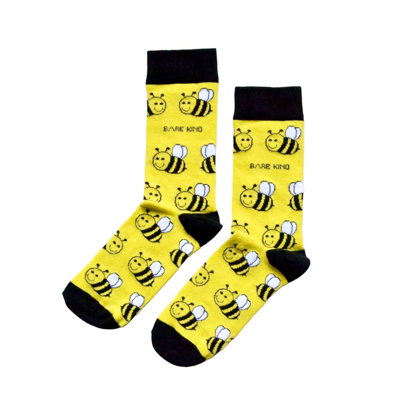 Funny Chicken Leg Socks - Save the Bees Bamboo Socks |