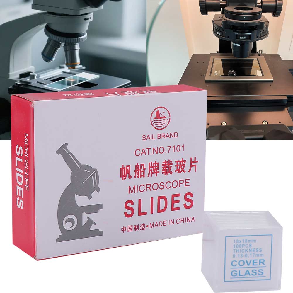 Party Supplies - Sample Transparent Slides Biological Microscope for