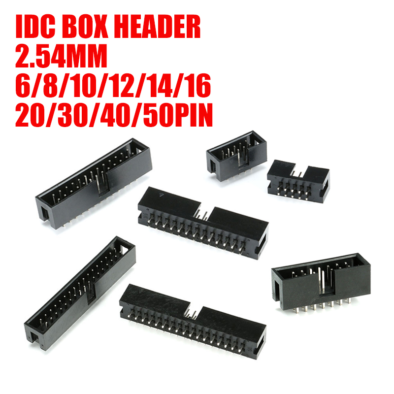 Party Supplies - 10Pcs/5Pcs 2.54MM Pitch DC3 6/8/10/14/16/20/26/30/34/40/50/64P Socket