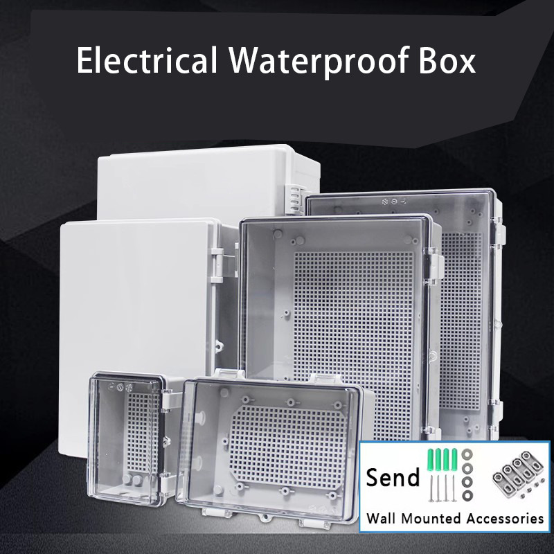 Party Supplies - IP66 Waterproof Junction Box Gray/Transparent Electrical