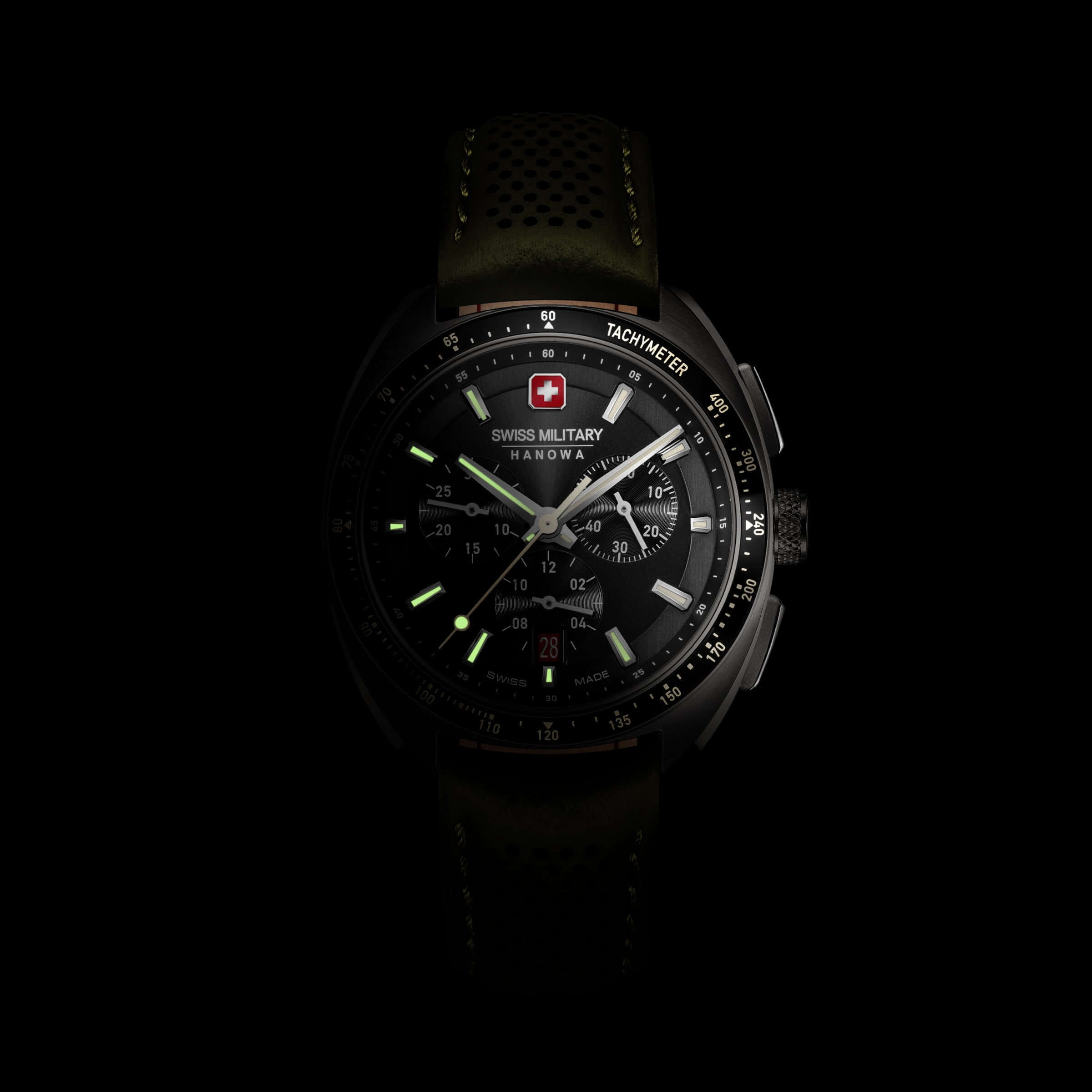 DEFENDER Chronograph Green Lea - Glow In The Dark Party Glasses review and price