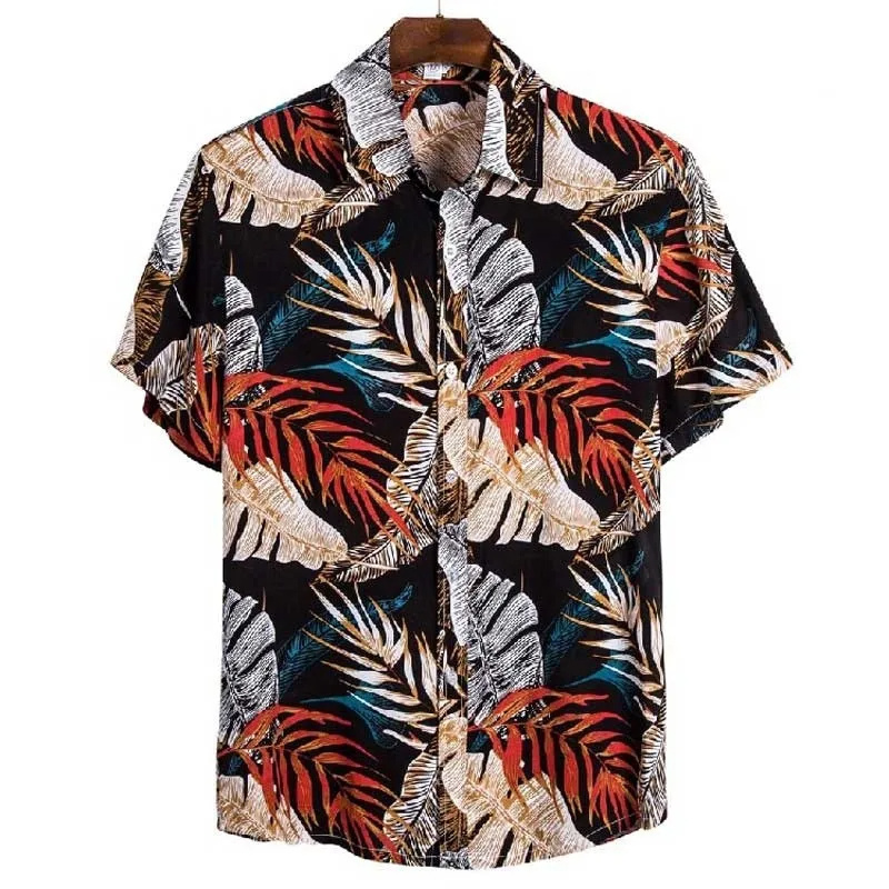 Spiderman Jumpsuit Kids - Retro 3D Printed Tropical Plants Hawaiian