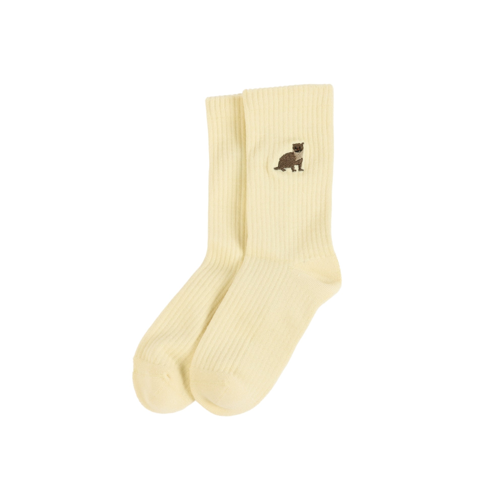 Funny Chicken Leg Socks - Save the Otter Ribbed Bamboo Socks