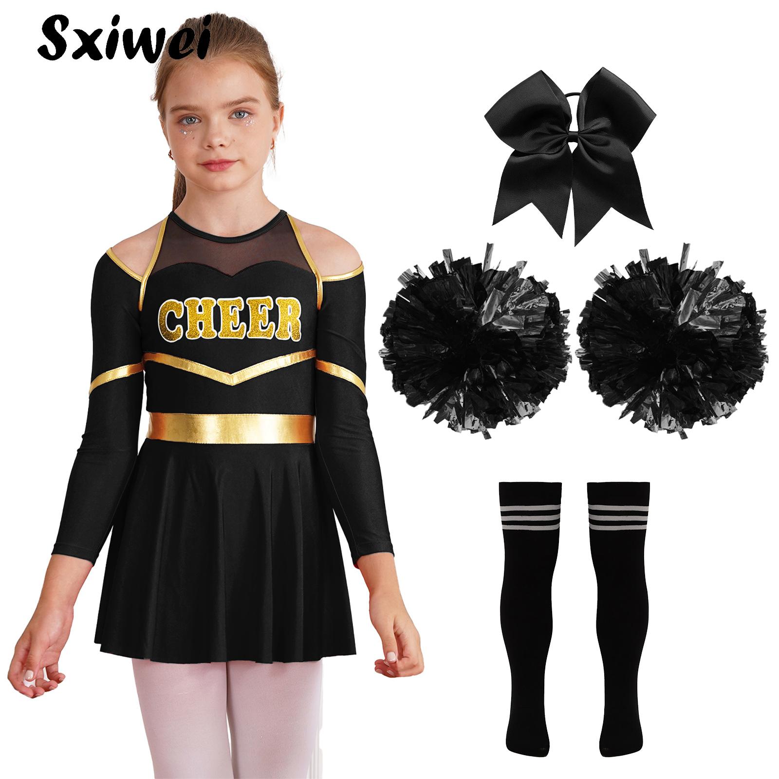 Spiderman Jumpsuit Kids - Girls Cheerleader Costume Cheerleading Uniform School