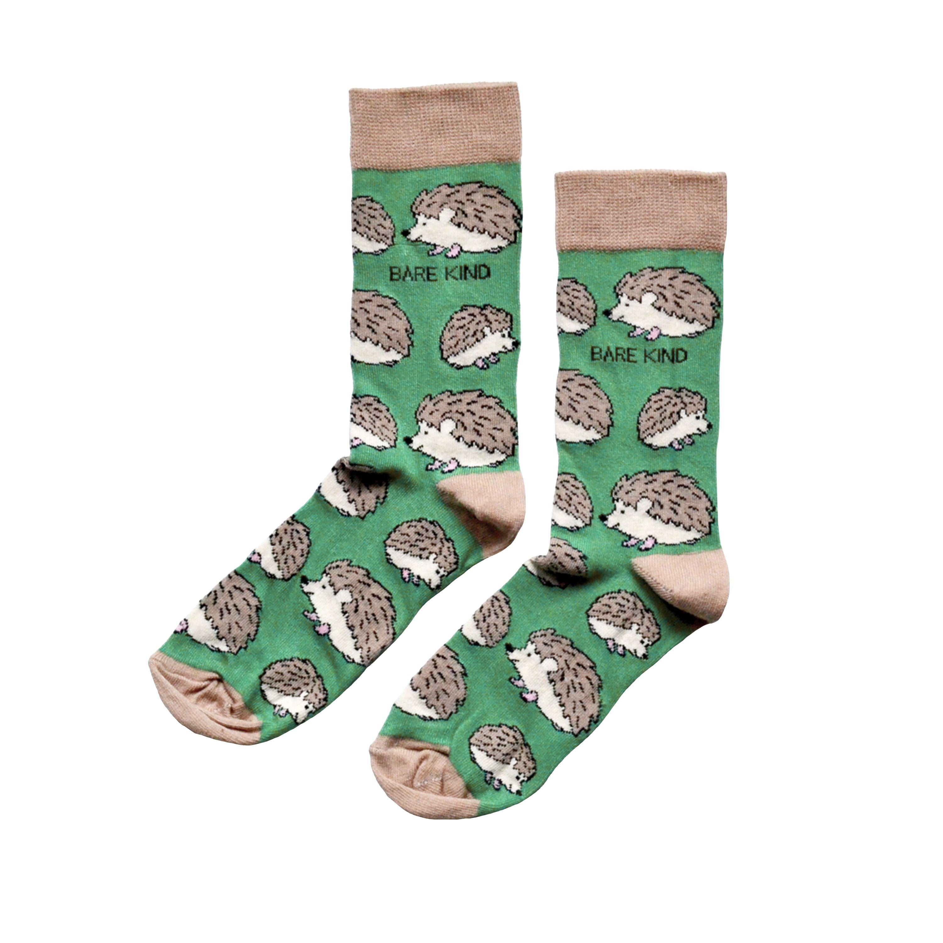 Funny Chicken Leg Socks - Save the Hedgehogs Bamboo Socks |