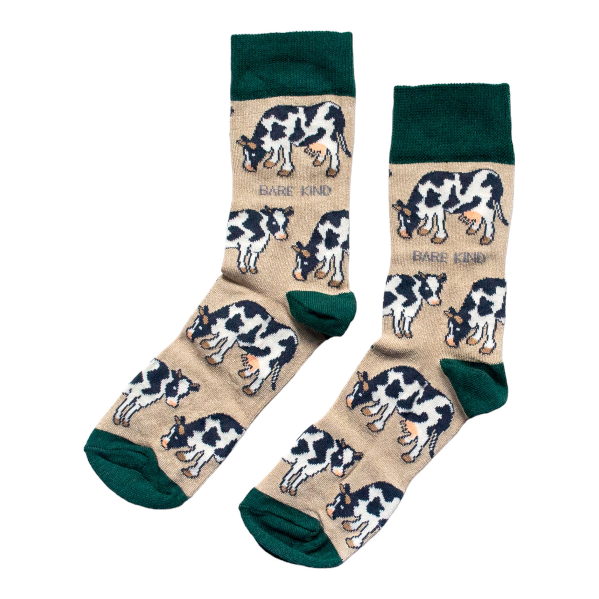 Funny Chicken Leg Socks - Save the Cows Bamboo Socks |