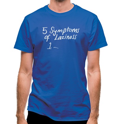 Flashing Led Foam Sticks Party - 5 Symptoms Of Laziness... classic fit.