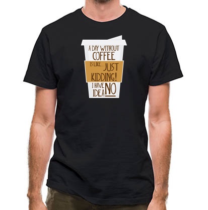 Flashing Led Foam Sticks Party - A Day Without Coffee Is Like...
