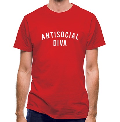 Flashing Led Foam Sticks Party - Antisocial Diva classic fit.