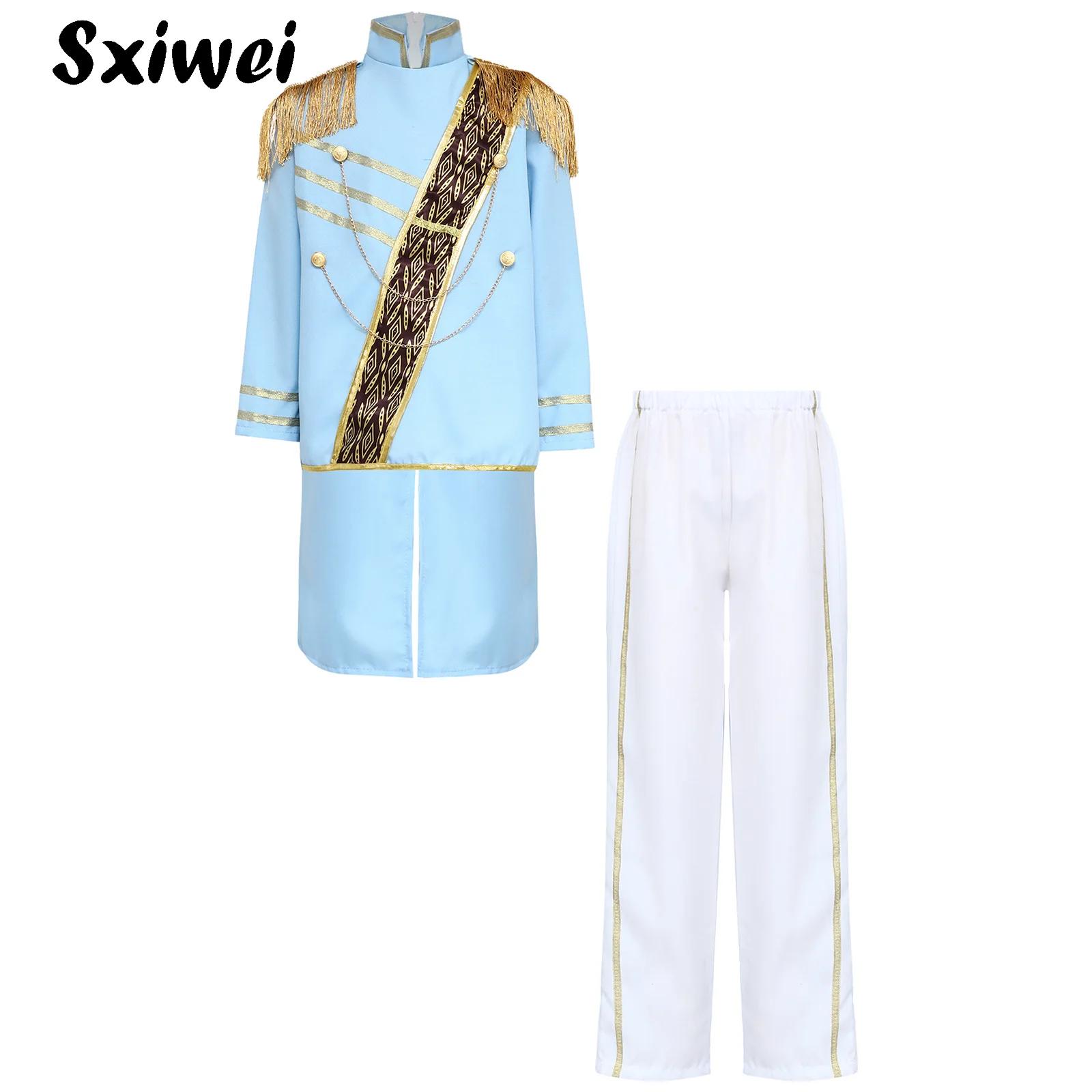 Spiderman Jumpsuit Kids - Boys Drum Major Team Uniform Royal