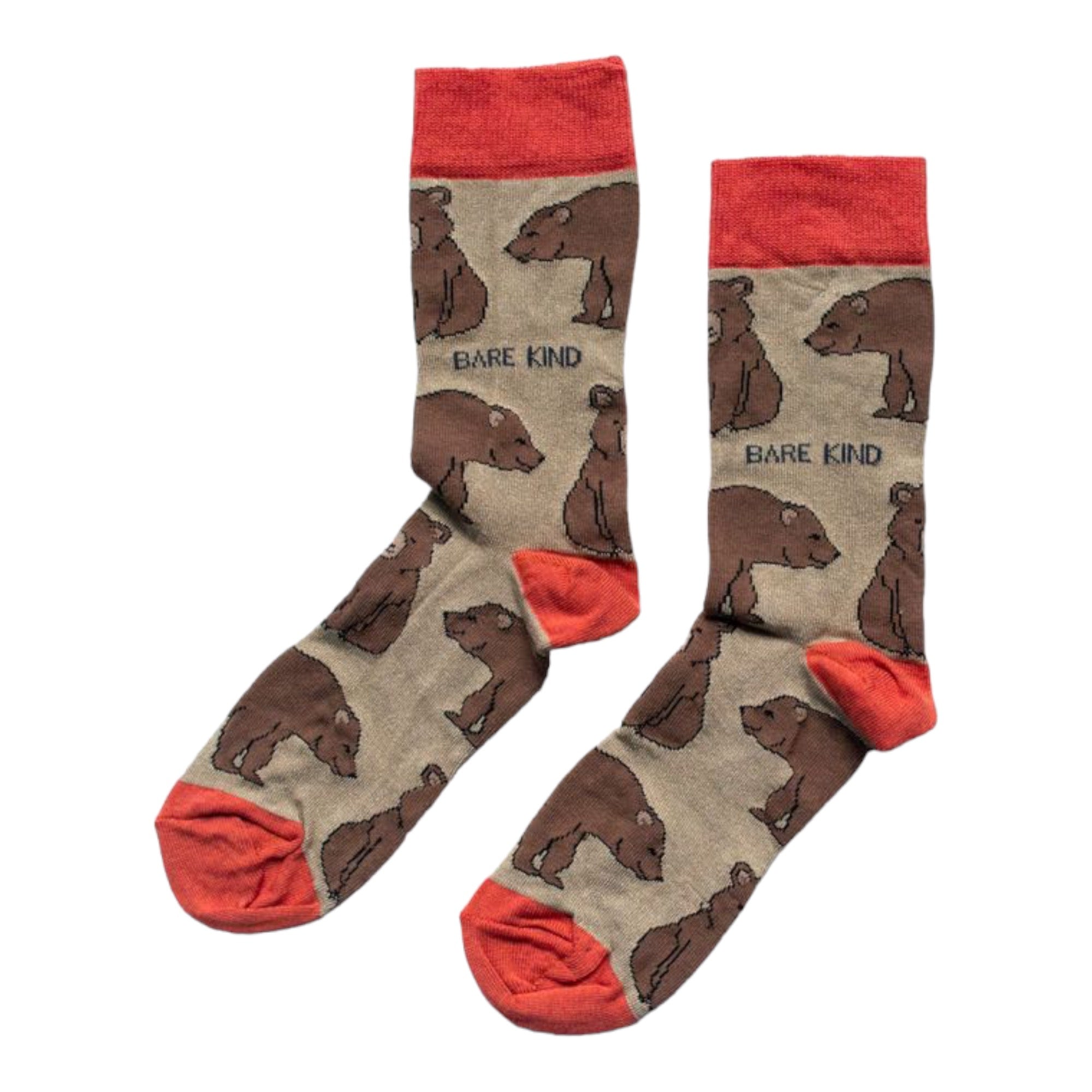Funny Chicken Leg Socks - Save the Bears Bamboo Socks |