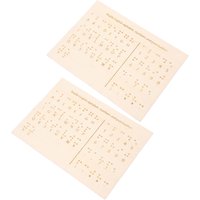 2Pcs Braille Alphabet Board Wo - Party Supplies review and price