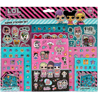LOL Surprise sticker set - 500 - Spiderman Jumpsuit Kids review and price