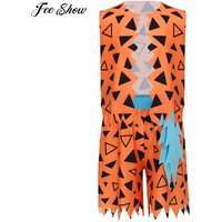 6-16Y Boys Flintstone Costume  - Spiderman Jumpsuit Kids review and price